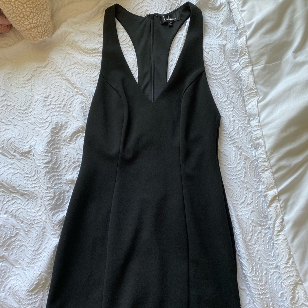Black short dress